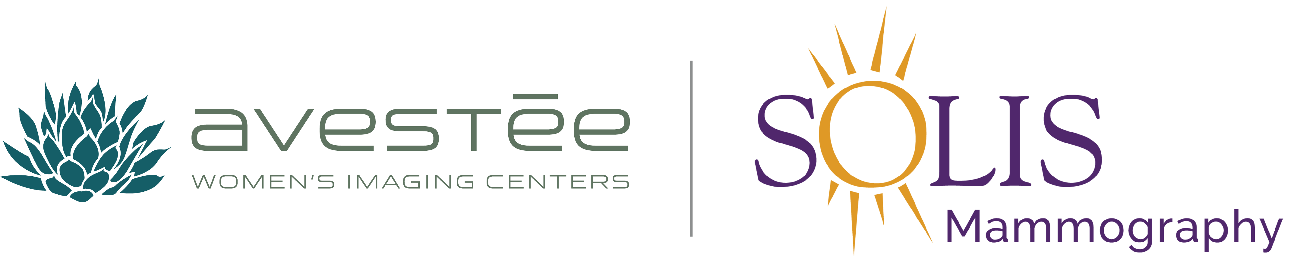 Solis Mammography and Avestee Logo